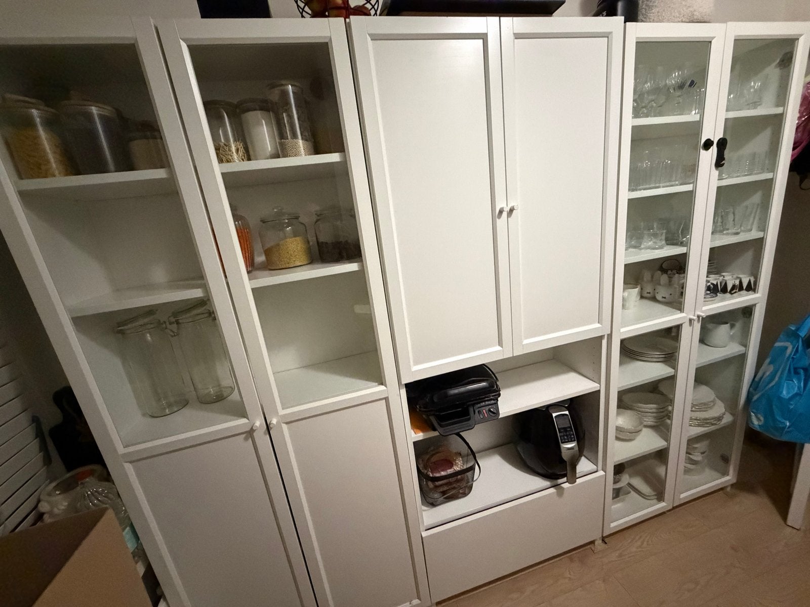Ikea billy 3x, Ophalen, Gebruikt, 200 cm of meer, 25 tot 50 cm