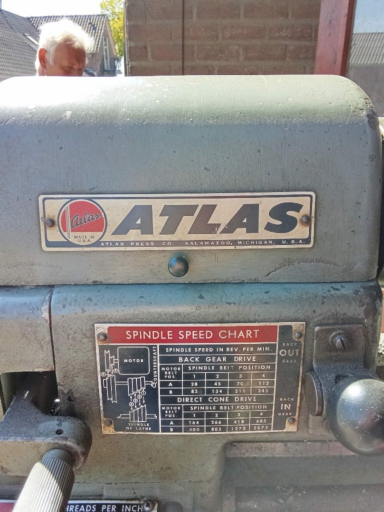 Atlas draaibank, Ophalen, Gebruikt, Metaaldraaibank, 500 tot 1000 mm