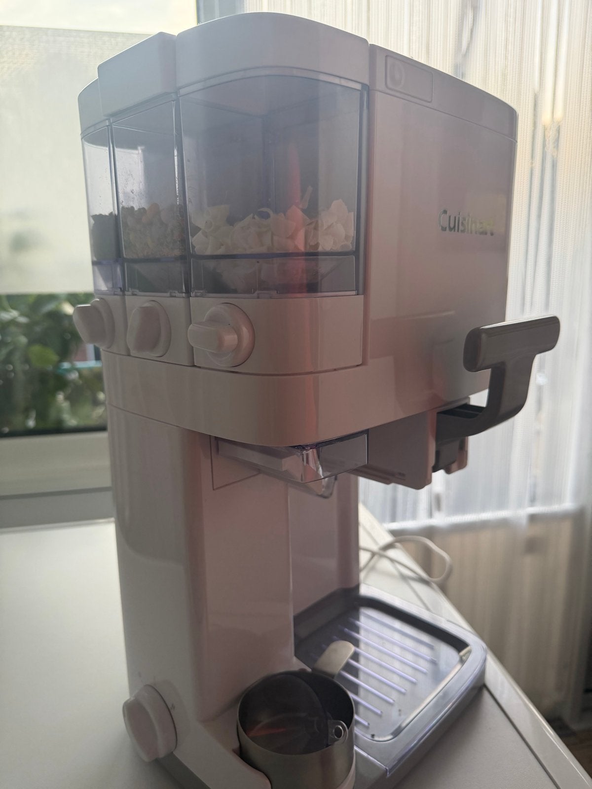 Cuisinart IJsmachine - Zo goed als nieuw!, Ophalen of Verzenden, Zo goed als nieuw, Zelfvriezend