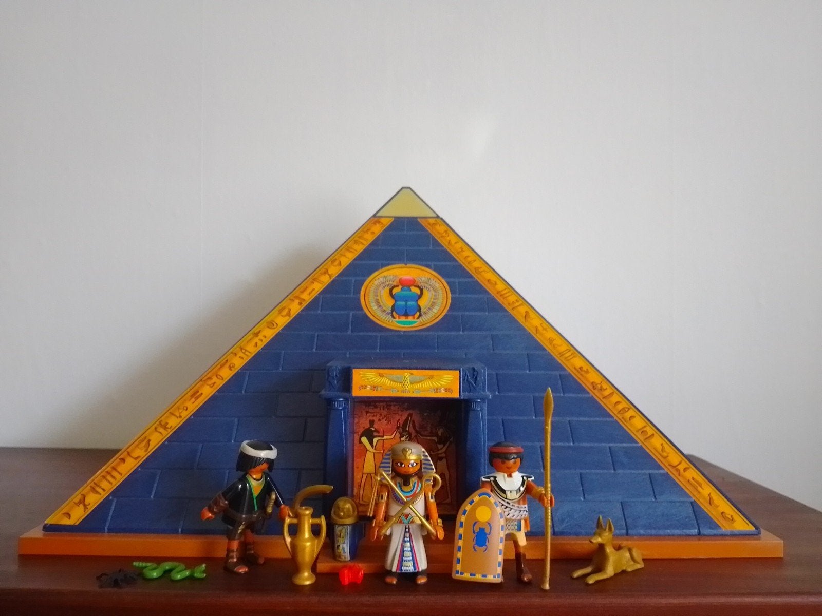 Playmobil Piramide van de farao en Caesar en cleopatra, Gebruikt, Overige typen, Historisch, Ophalen of Verzenden