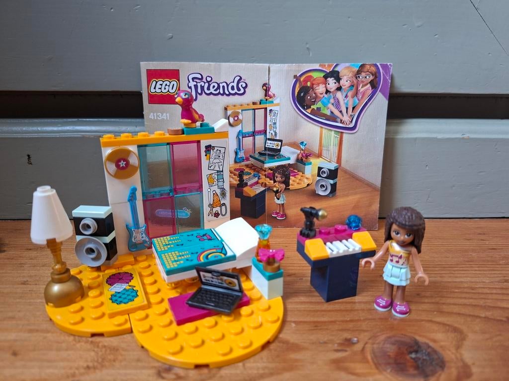 Lego Friends 41341 Andrea's slaapkamer, Ophalen of Verzenden, Zo goed als nieuw, Complete set, Lego