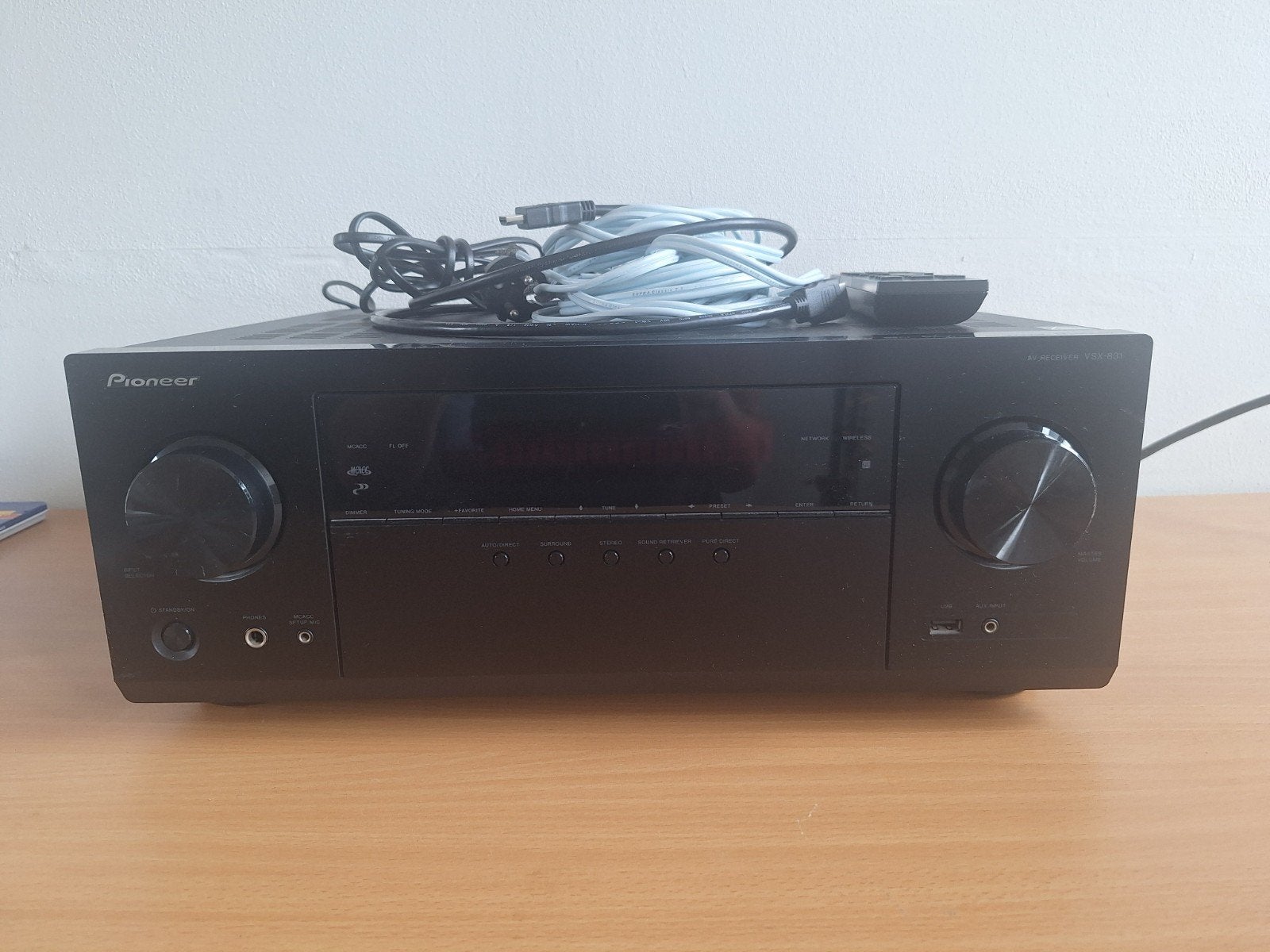 Pioneer VSX-831 versterker, Ophalen of Verzenden, Zo goed als nieuw, 120 watt of meer, Pioneer