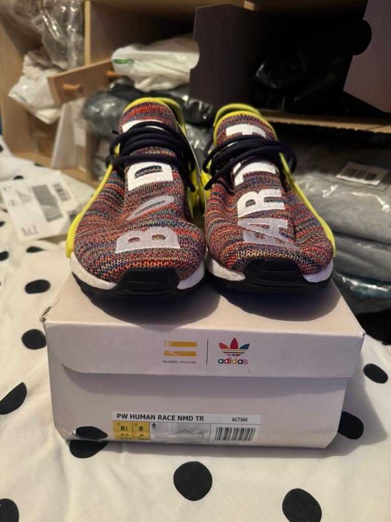 Adidas Human race multicolor size 42 - US8.5, Overige kleuren, Nieuw, Ophalen of Verzenden, Sneakers of Gympen