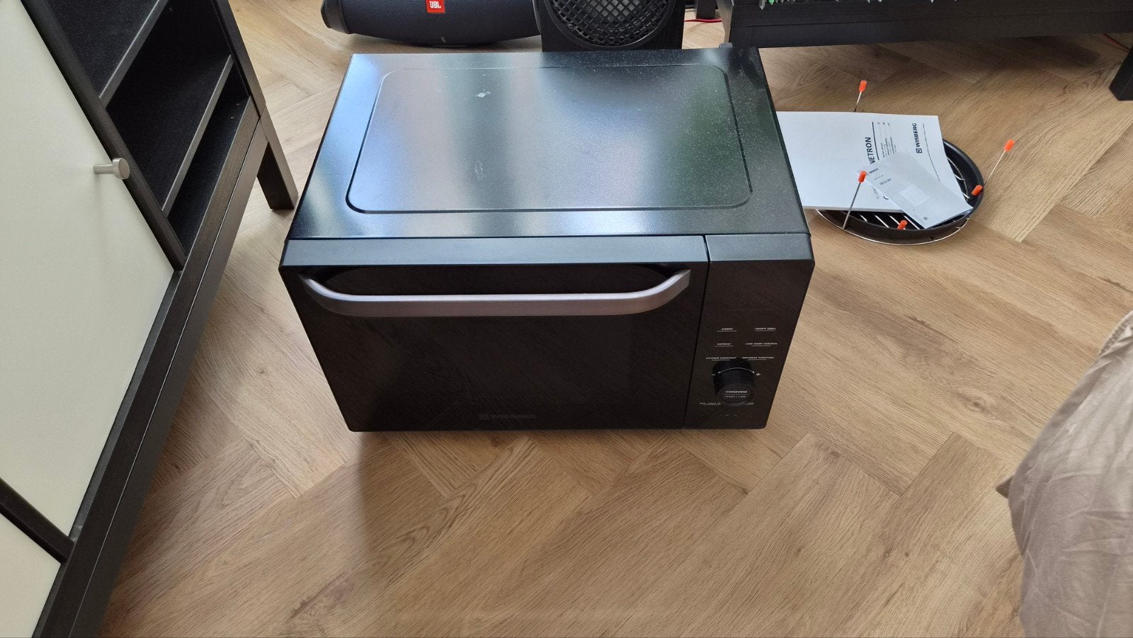 Wisberg WB7CMAF30B, Witgoed en Apparatuur, Ophalen, Combimagnetron, Zo goed als nieuw, Draaiplateau