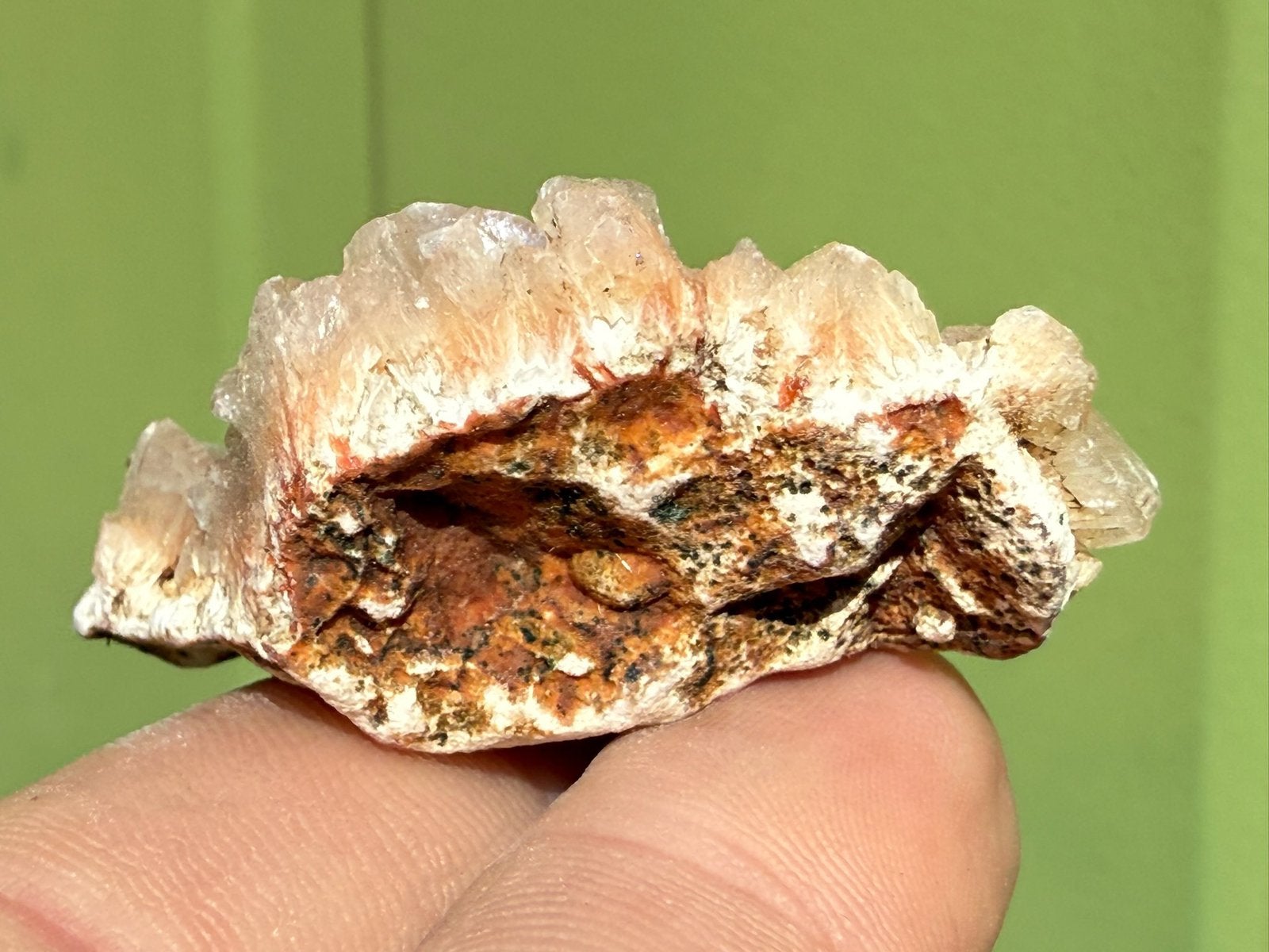 Heulandiet zeoliet mineralen, Verzamelen, Mineralen en Fossielen, Ophalen of Verzenden, Mineraal