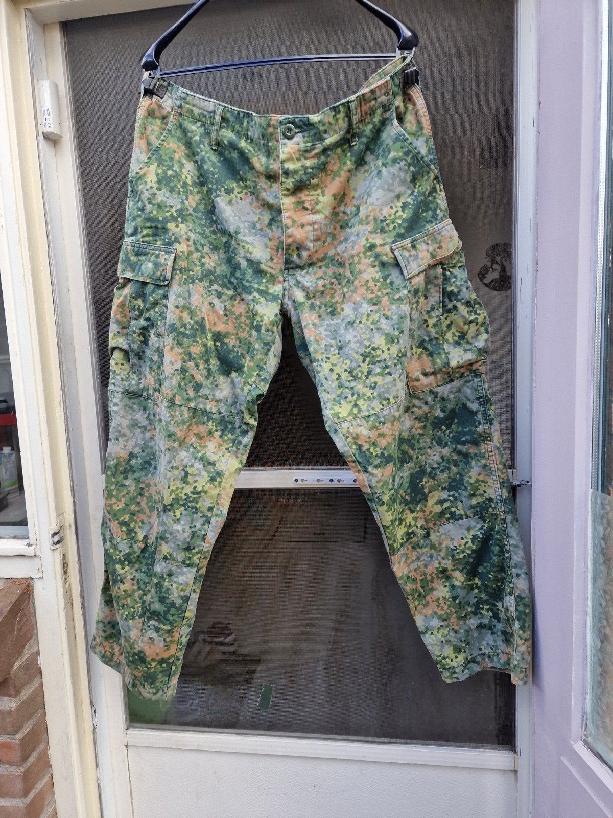 Camouflage broek en shirt, Ophalen of Verzenden, Landmacht, Nederland, Kleding of Schoenen