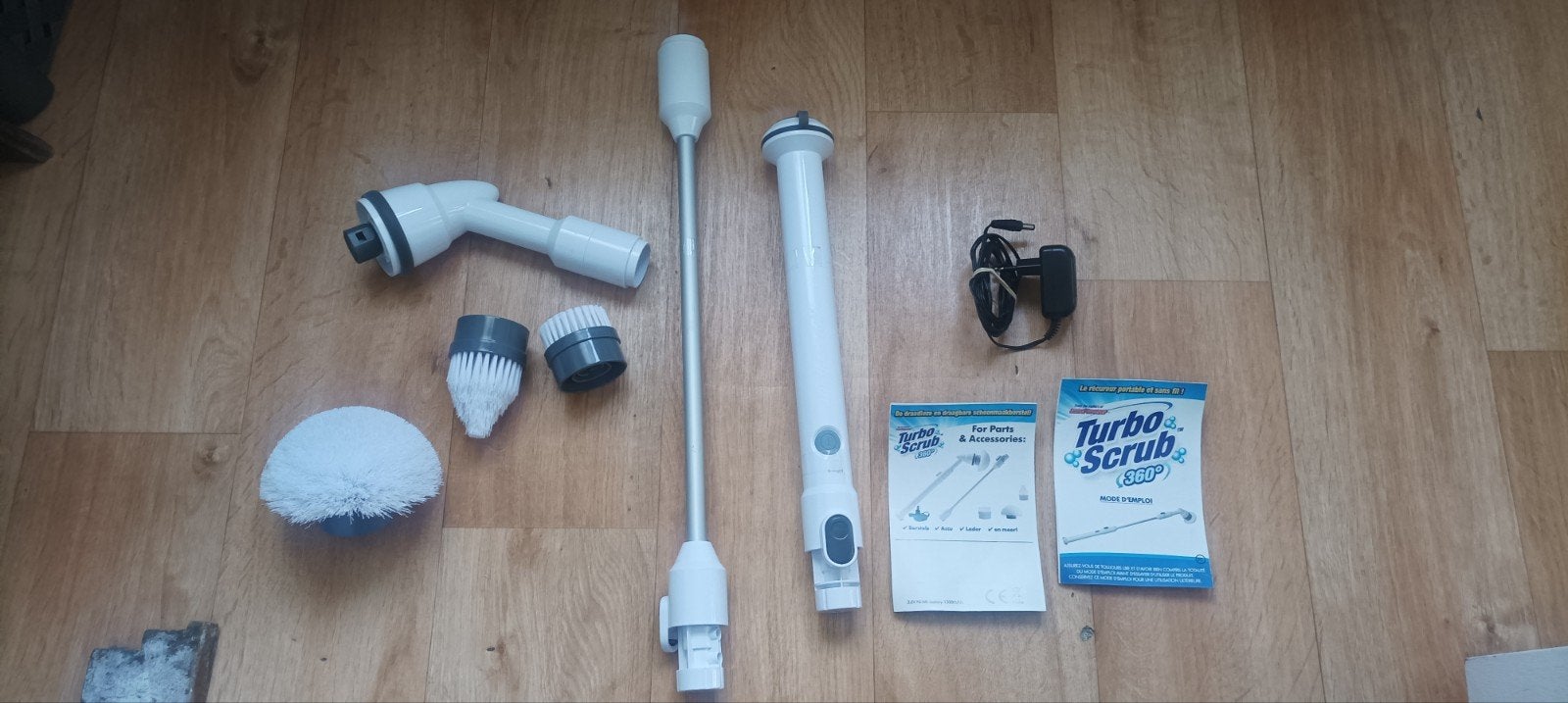 Turbo Scrub 360 Elektrische Schrobborstel Set, Ophalen of Verzenden, Zo goed als nieuw