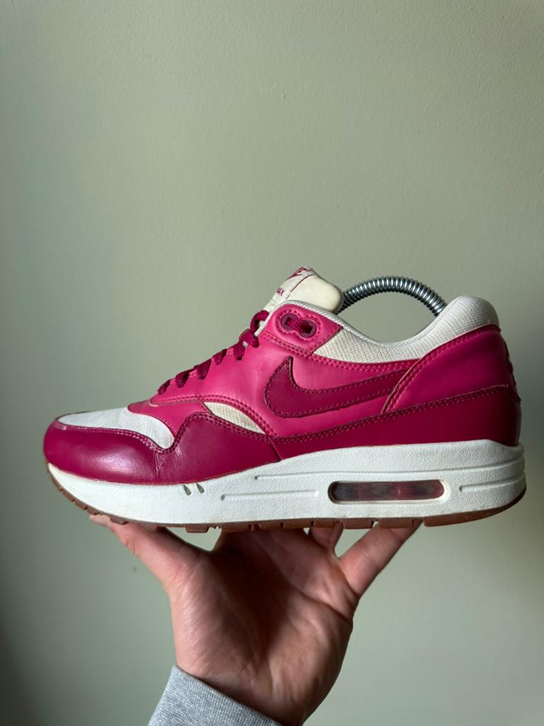 Nike Air Max 1 Vintage Pink Force / 41, Ophalen of Verzenden, Roze, Sneakers of Gympen, Zo goed als nieuw