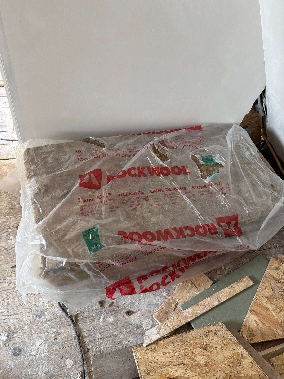 5 platen Rockwool Sono Basis steenwol 75mm isolatie, Ophalen, 4 tot 8 cm, Nieuw, Steenwol