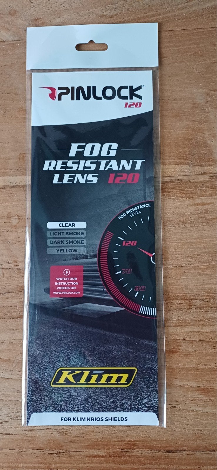 Pinlock 120 Fog Resistant Lens voor Klim Krios helm, Ophalen of Verzenden, Nieuw zonder kaartje, Overige merken