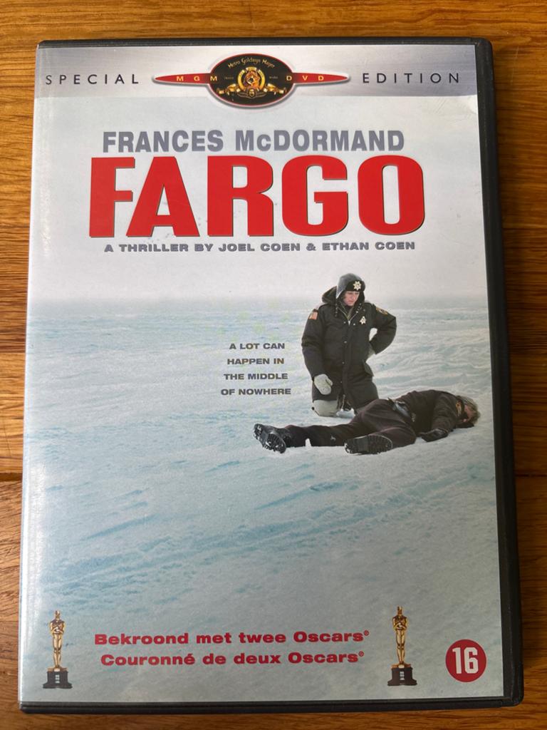 Fargo DVD - Special Edition - Bekroond met twee Oscars, Vanaf 16 jaar, Ophalen of Verzenden, Gebruikt, Actiethriller