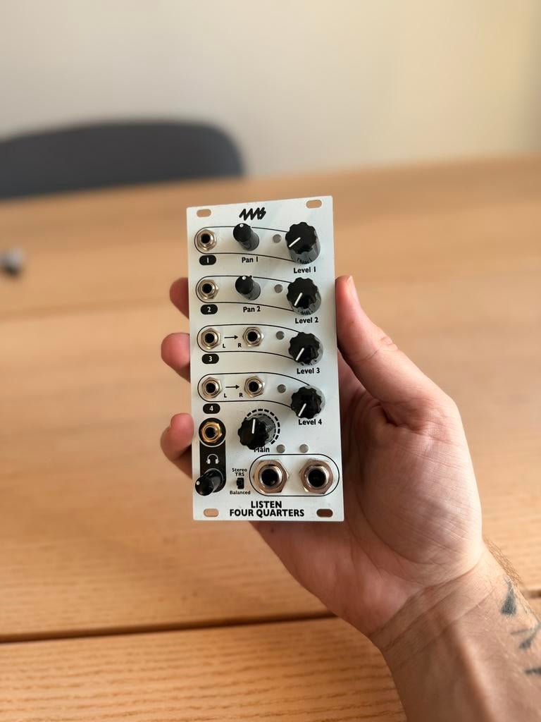 4ms Listen Four Quarters - Mixer Module Eurorack, Ophalen of Verzenden, Zo goed als nieuw, Overige aantallen, Overige merken