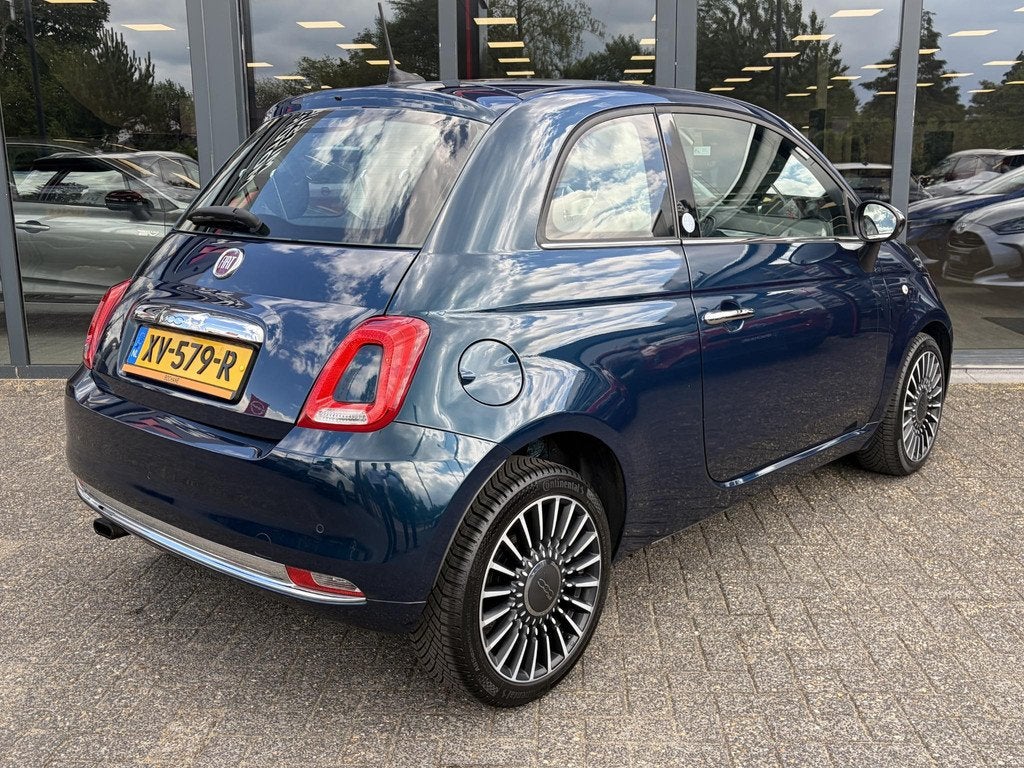Fiat 500 0.9 TwinAir Turbo Mirror | Navigatie | Apple Carpla, Voorwielaandrijving, Gebruikt, Met garantie (alle), Leder en Stof