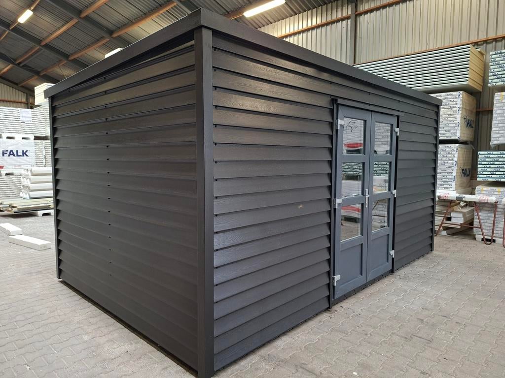 Geïsoleerde en  onderhoudsvrije schuur/tuinhuis/kantoor.., Ophalen of Verzenden
