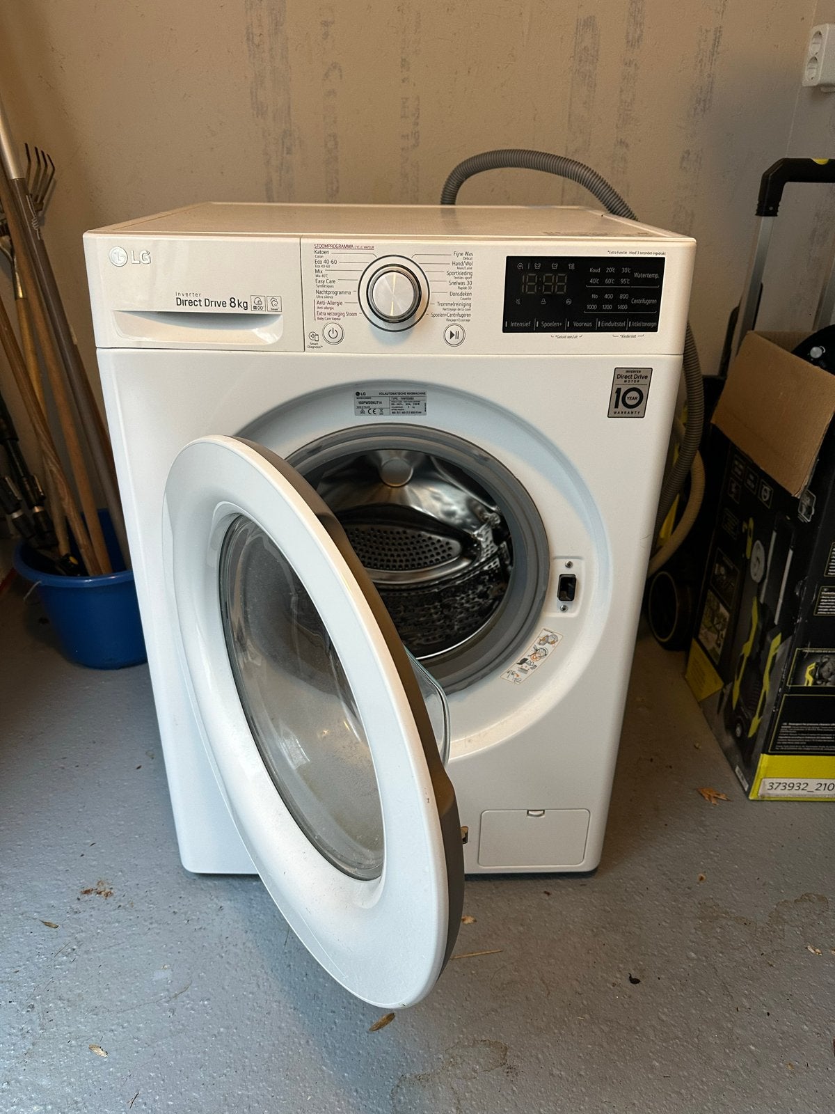 LG Direct Drive 8 kg Wasmachine, Witgoed en Apparatuur, Wasmachines, 6 tot 8 kg, Ophalen, Gebruikt, Voorlader