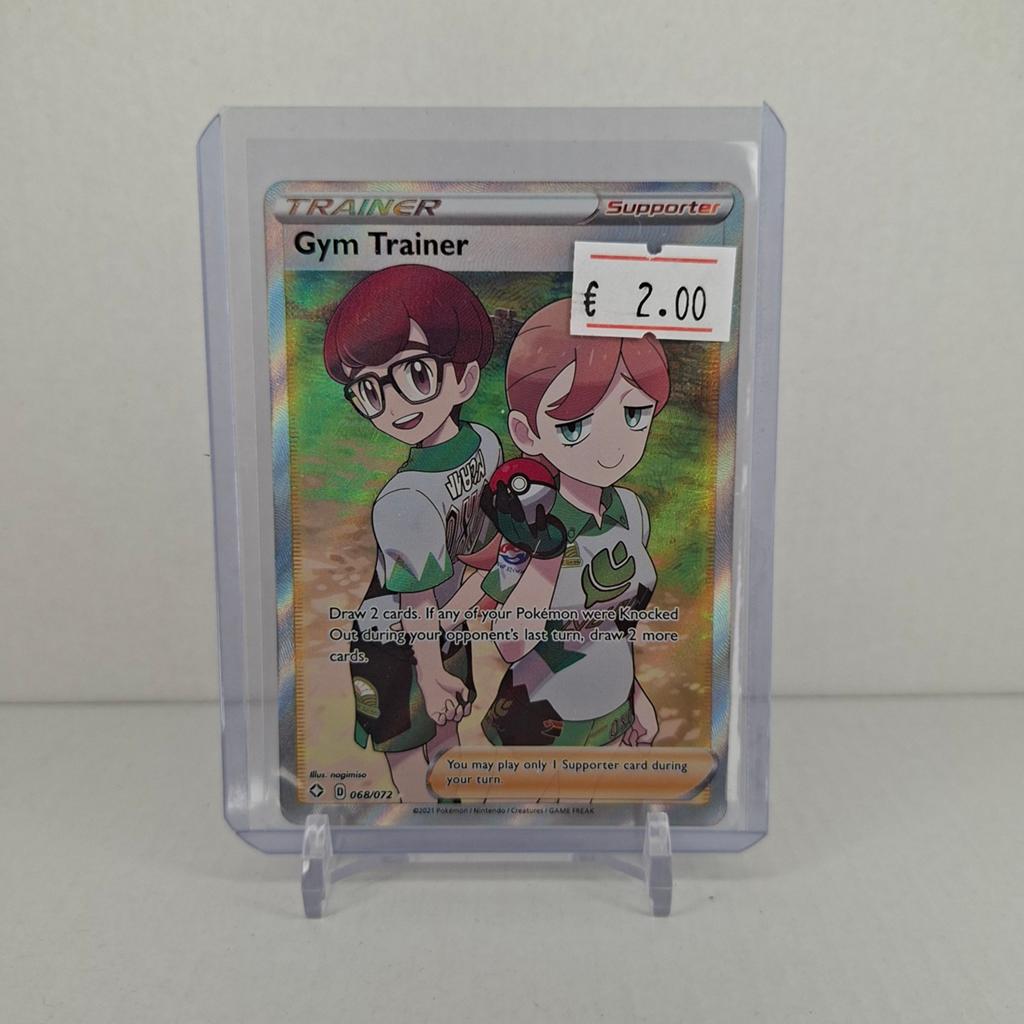 Pokémon TCG Gym Trainer Supporter Kaart 068/072, Ophalen, Zo goed als nieuw, Losse kaart