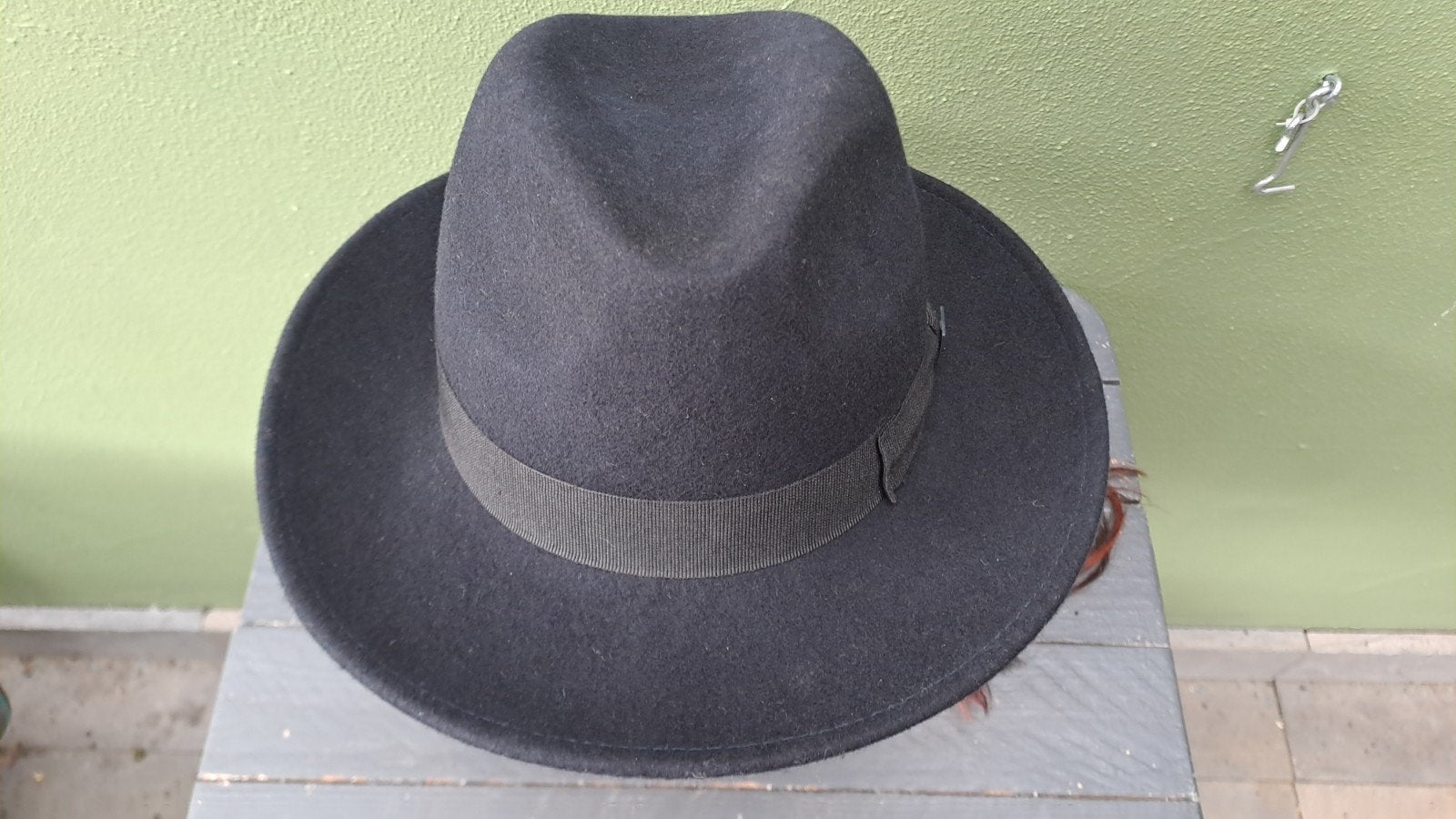 Vintage Lipodo wollen Hoed Zwart - Maat M, Willy-Brandt-Weg 36, 48155 Münster/Germany, Hoed, Zo goed als nieuw, ANTHEC GmbH & Co. KG