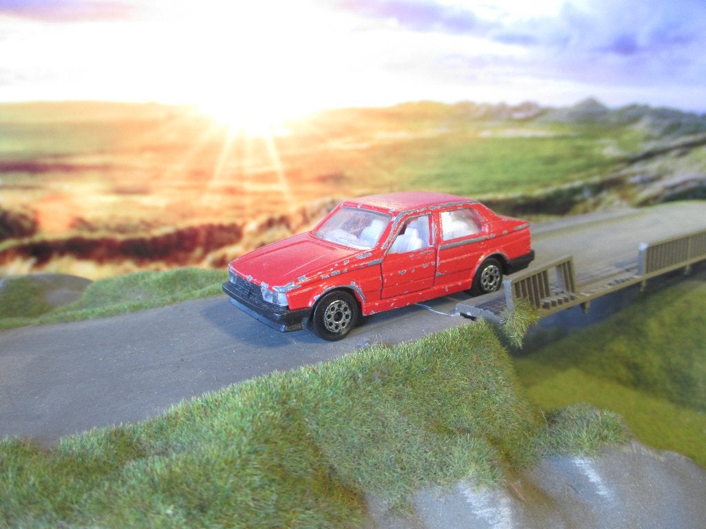 1:55 Alfa Romeo 75 - Majorette, Ophalen of Verzenden, Gebruikt, Auto