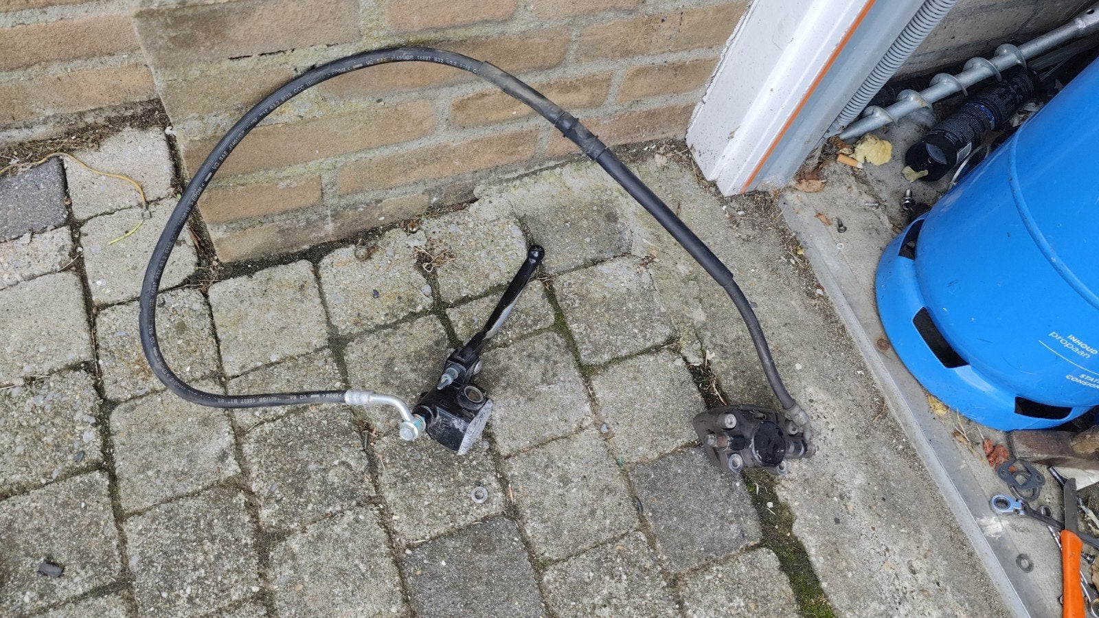 zip remhendel + remklauw, Ophalen of Verzenden