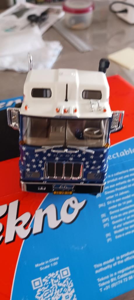 Tekno Bulldog Trucking, Hobby en Vrije tijd, Modelauto's | 1:50, Ophalen, Nieuw, Bus of Vrachtwagen, Tekno