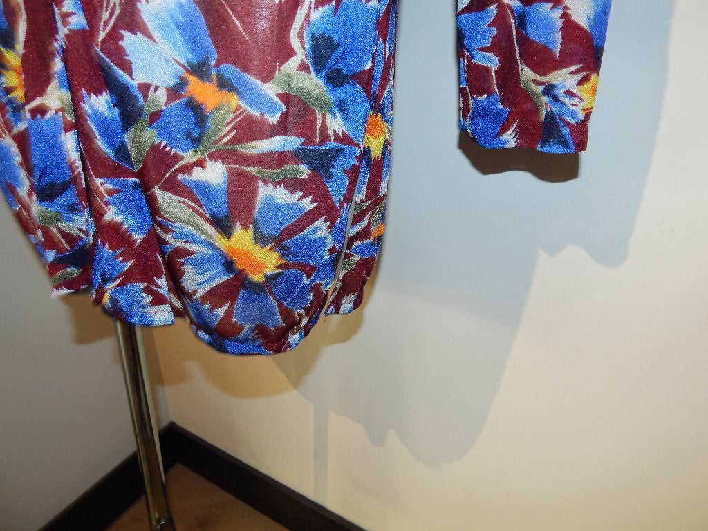 Pain de sucre vintage zomers blouse tuniek bloemen mt M, Maat 38/40 (M), Pain de sucre, Zo goed als nieuw, Meerkleurig