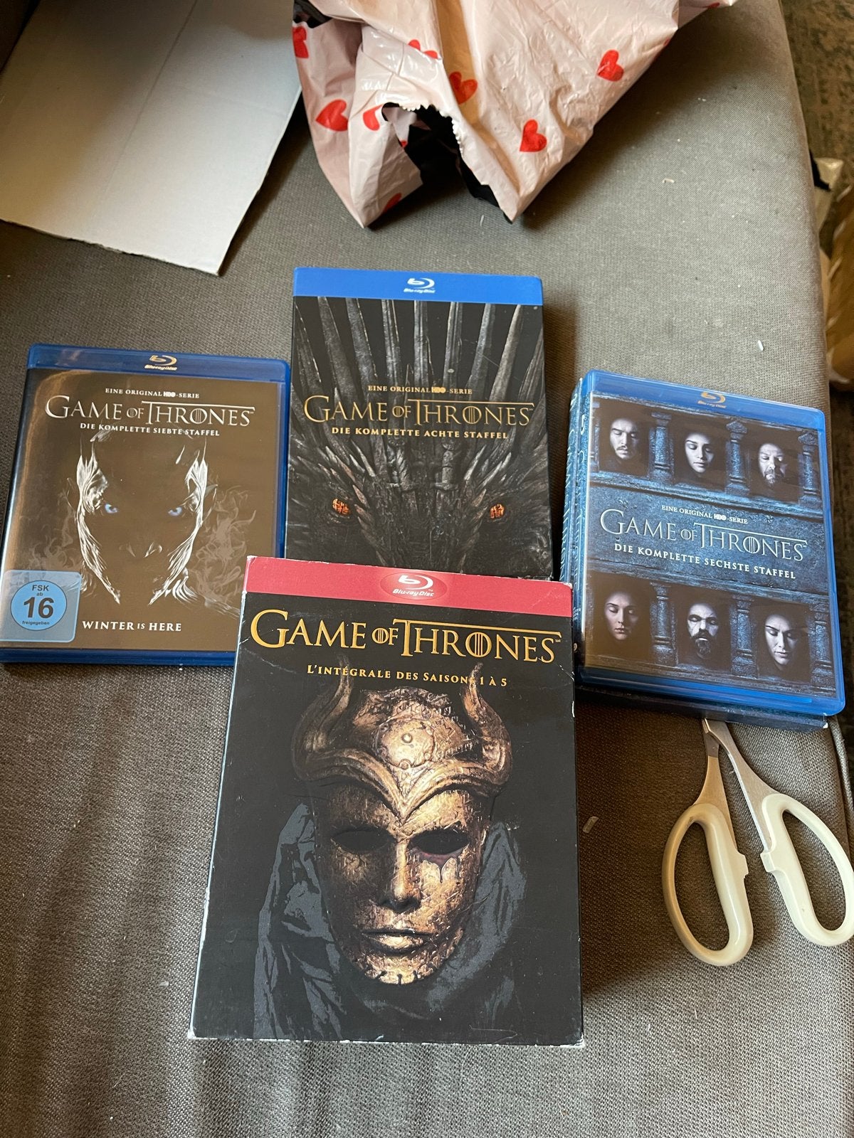 Game of Thrones Blu-ray Collectie, Cd's en Dvd's, Blu-ray, Engels, Vanaf 16 jaar, Nederlands, Boxset