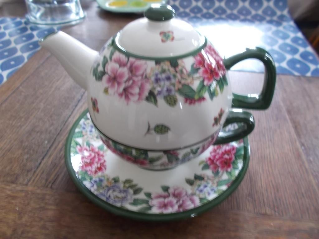 🫖Sweet Lake Collection, tea for one ,theepot en kop, Overige typen, Ophalen of Verzenden, Zo goed als nieuw, Overige stijlen