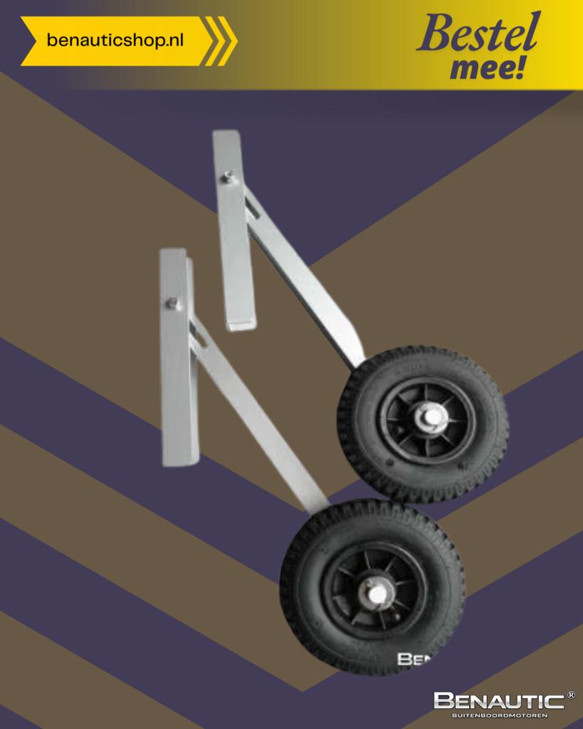 Honwave rubberboot accessoire opklapbare aluminium strandwie, Watersport en Boten, Rubberboten, Nieuw