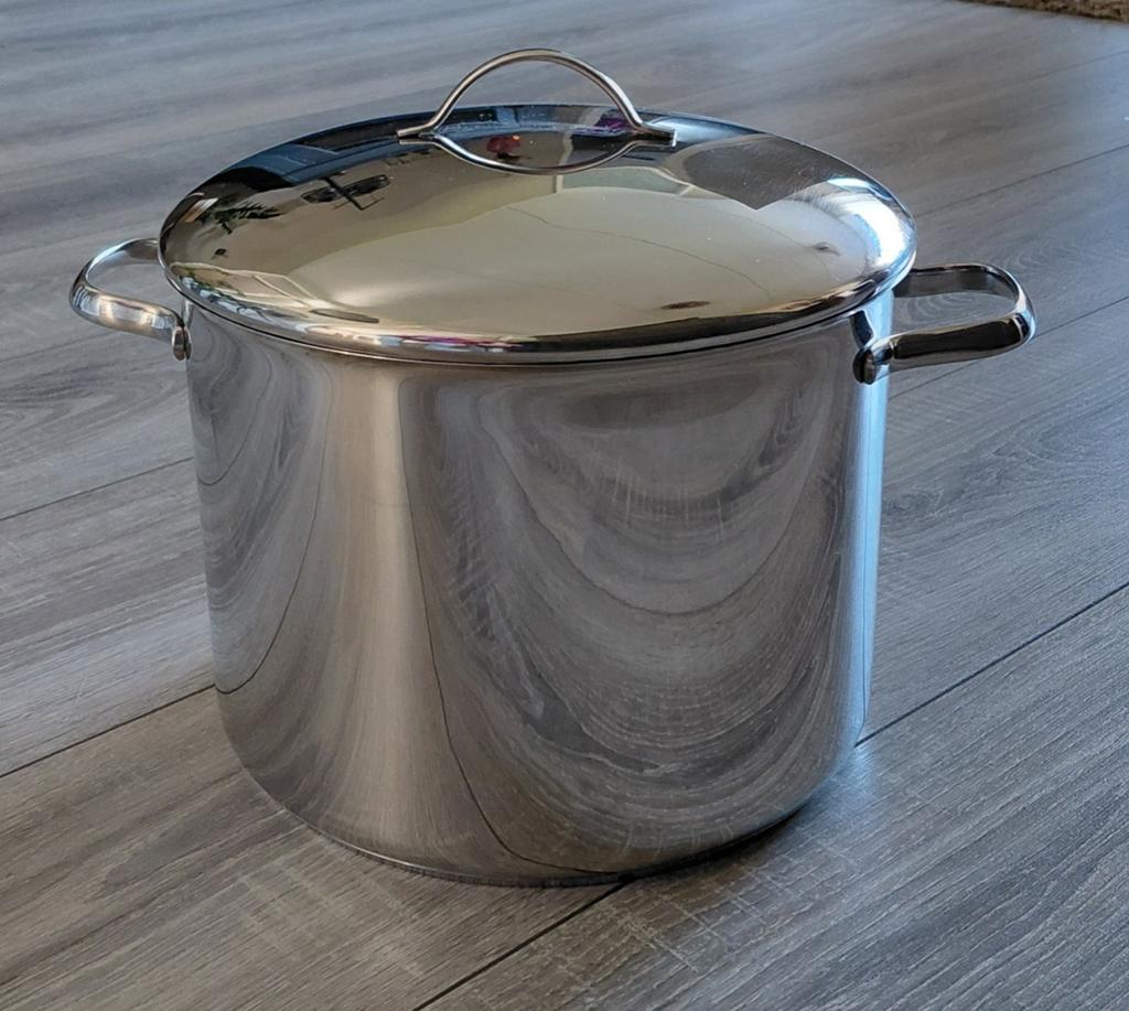 Soeppan RVS te koop, Ophalen, Gebruikt, Rvs, Kookpan of Snelkookpan