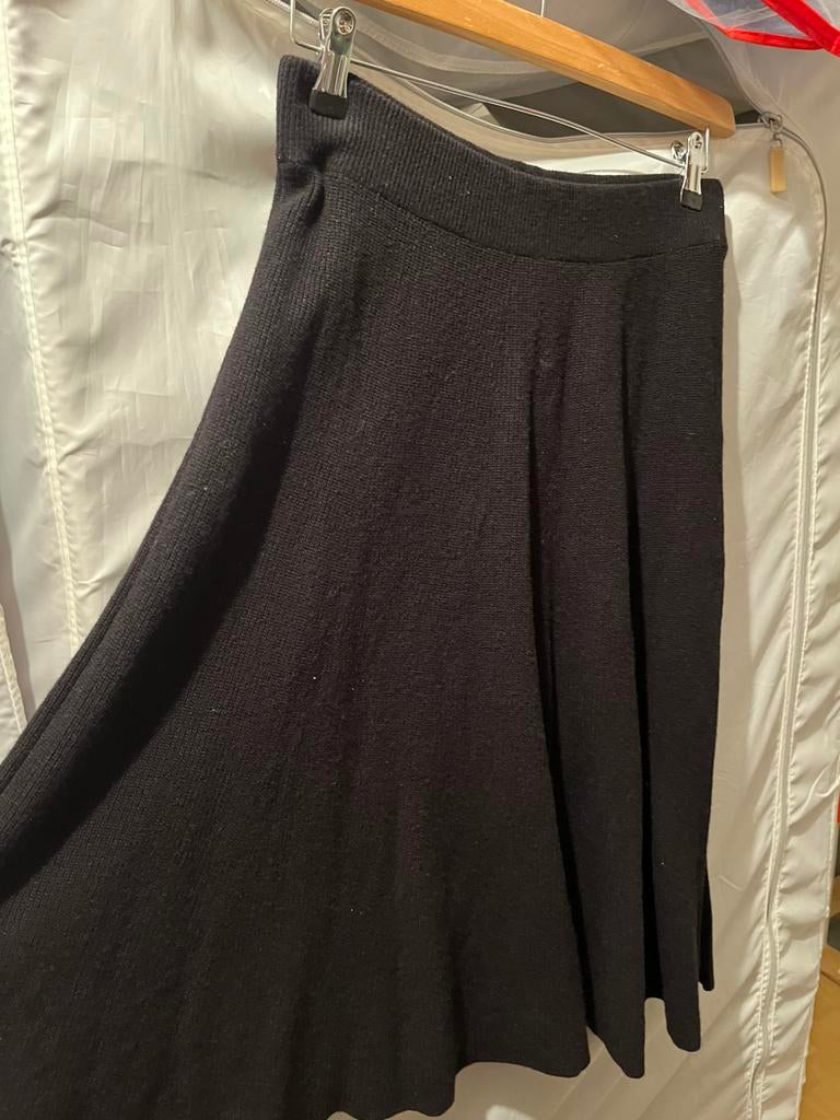 Benetton kokerrok rok rokje M 38/40 warm, Maat 38/40 (M), Zwart, Ophalen of Verzenden, Zo goed als nieuw