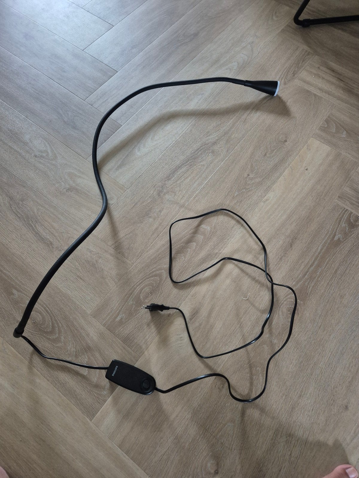 Philips LED leeslampje/bureaulampje, Met schakelaar, Gebruikt, Zwart, Philips