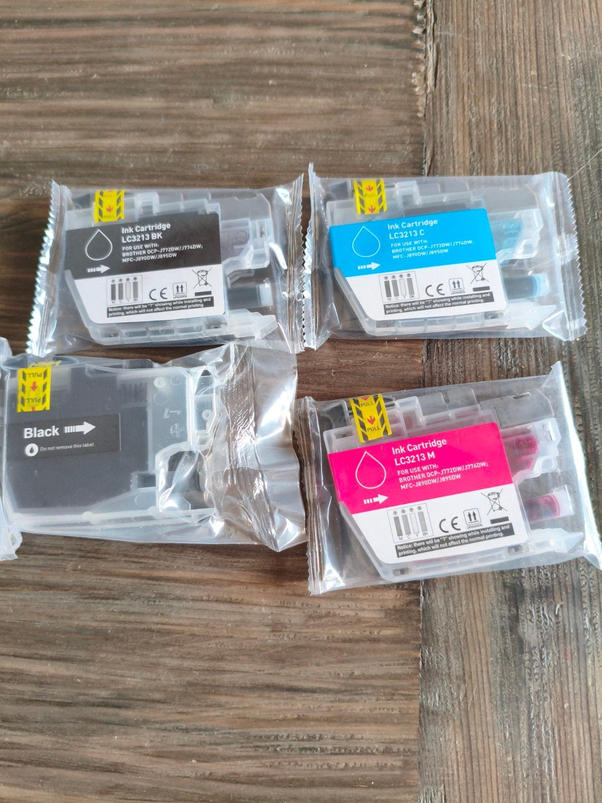 Brother LC3213 Inktcartridges - Zwart, Cyaan, Magenta, Ophalen of Verzenden, Nieuw, Cartridge, Brother