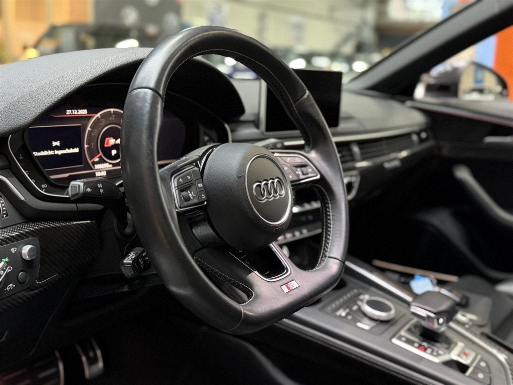 Audi S4 3.0 V6 Vol optie! Carbon! Pano! Memory! 360 camera!, Auto's, Audi, Automaat, Gebruikt, Zwart, Leder