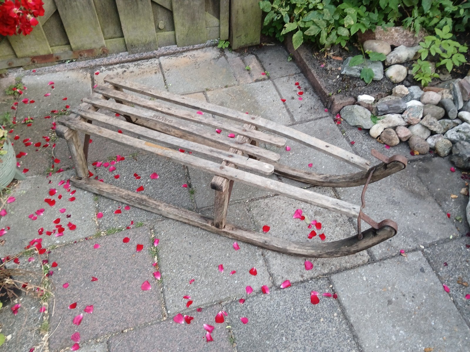 Decoratieve vintage slee ., Ophalen