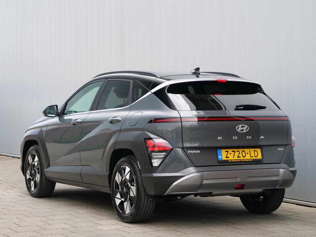 Hyundai KONA 1.6 GDI 141pk HEV Premium Automaat Leder / Appl, Auto's, Hyundai, Gebruikt, 22 km/l, SUV of Terreinwagen, Te koop