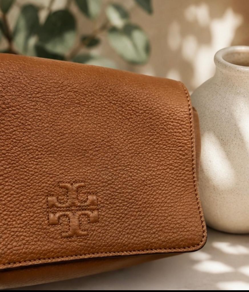 Tory Burch cross body bag, Sieraden, Tassen en Uiterlijk, Tassen | Damestassen, Ophalen, Zo goed als nieuw, Bruin, Overige typen
