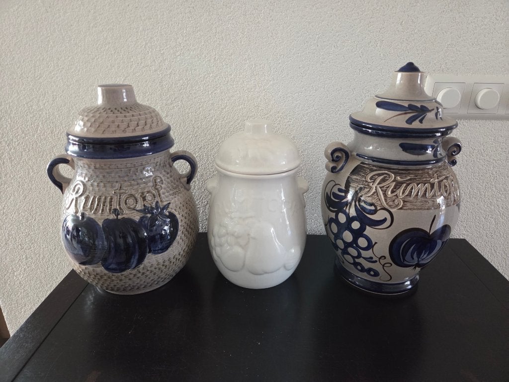 3x Rumtopf XL (Scheuring) drank, drinken, bowl, rumpot, rum, Ophalen of Verzenden