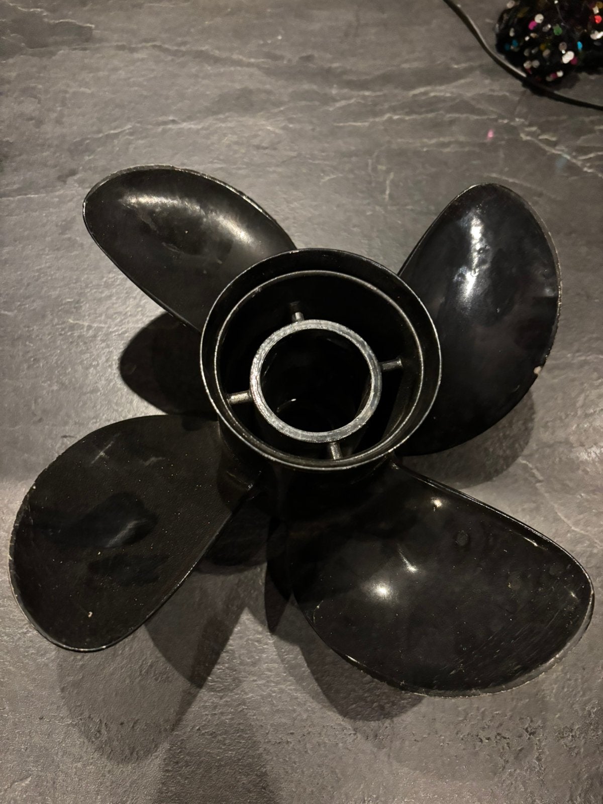 Mercury propeller / schroef 4 blads zgan 6x11p, Ophalen of Verzenden, Zo goed als nieuw, Motor en Techniek, Motorboot