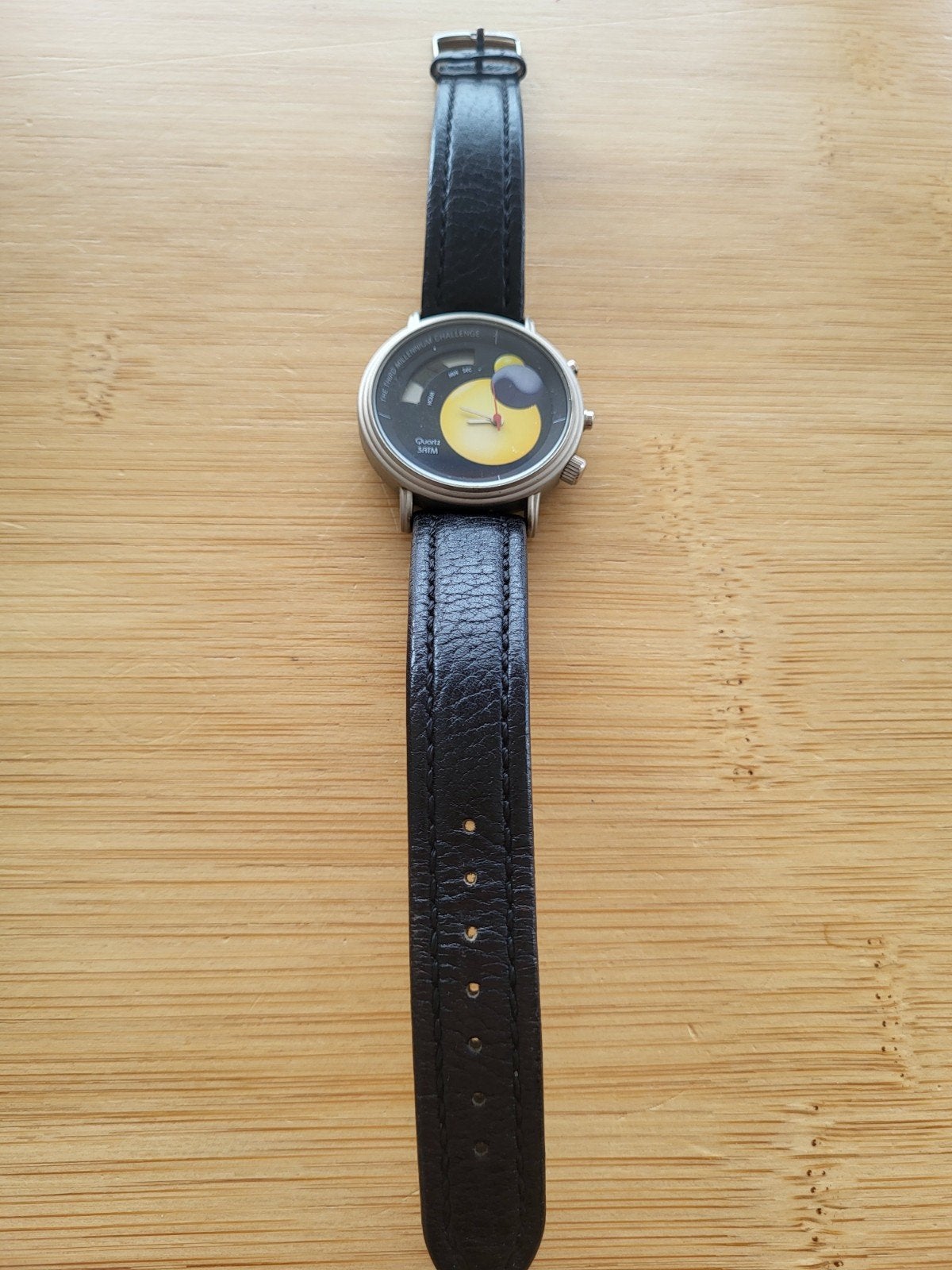 The Third Millennium Challenge horloge, Ophalen, Gebruikt, Leer, Overige merken