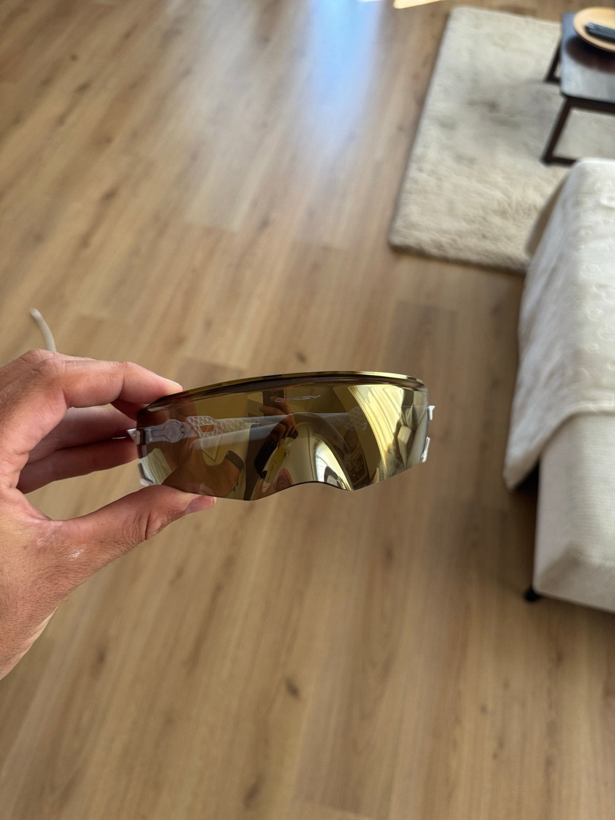 Oakley Kato Zonnebril - Wit/Goud, Sieraden, Tassen en Uiterlijk, Zonnebrillen en Brillen | Heren, Zonnebril, Wit, Ophalen of Verzenden