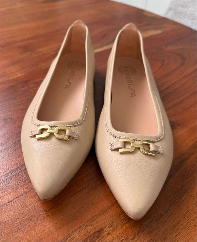 Nieuwe Unisa ballerina's maat 39, Ophalen of Verzenden, Nieuw, Beige, Ballerina's