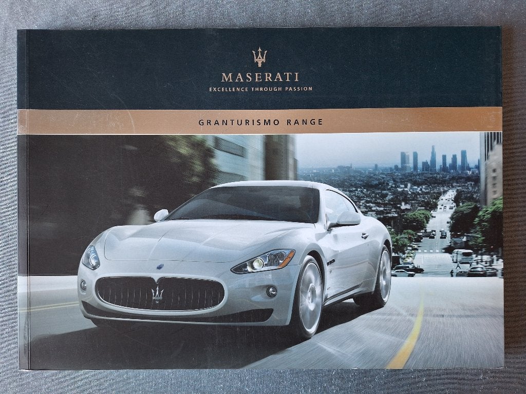 Brochure MASERATI Granturismo Range - 2010 Engels, Verzenden, Zo goed als nieuw, Overige merken