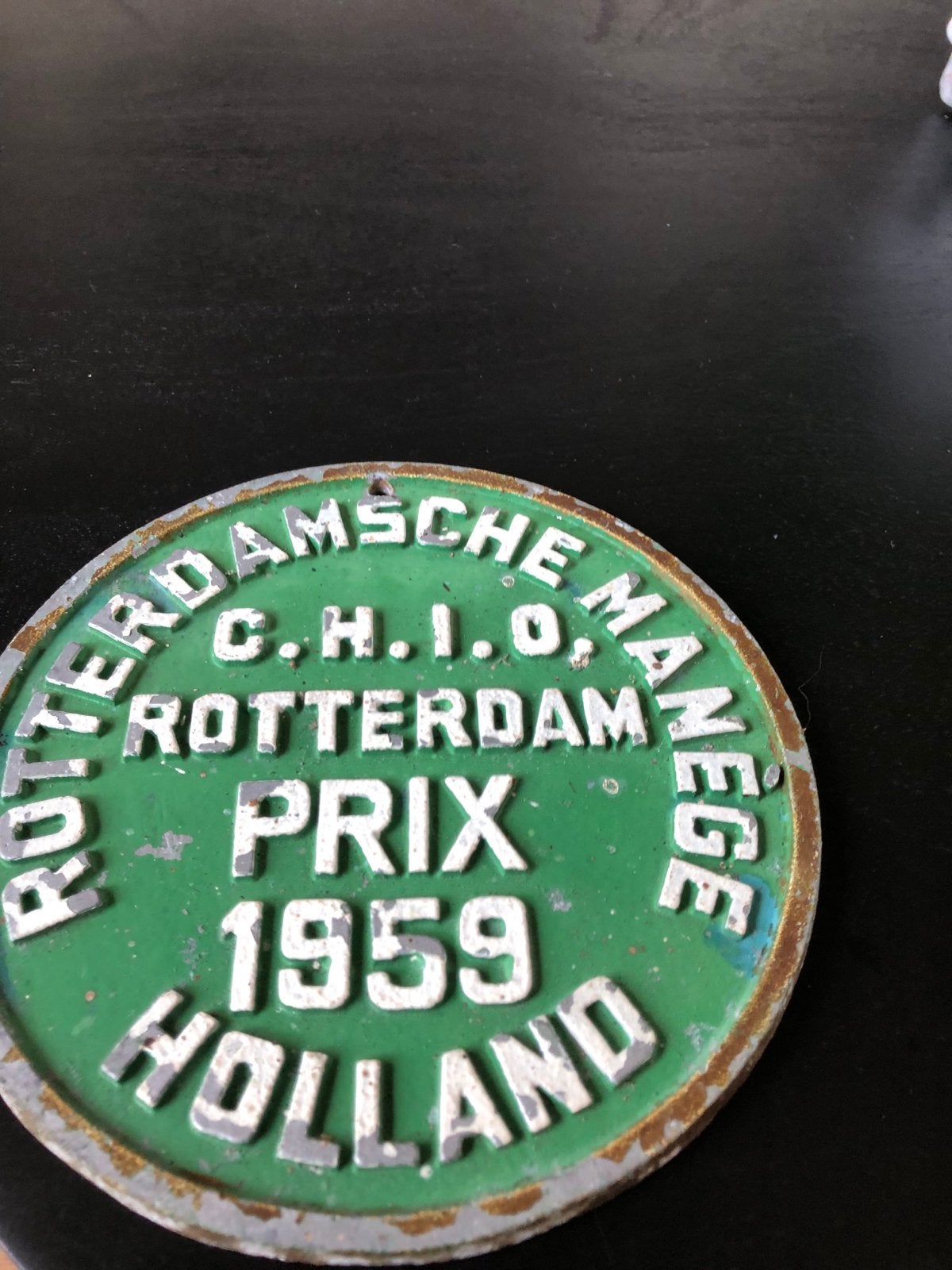 Vintage Rotterdamse Manege CHIO Prix 1959 Plaquette, Ophalen of Verzenden