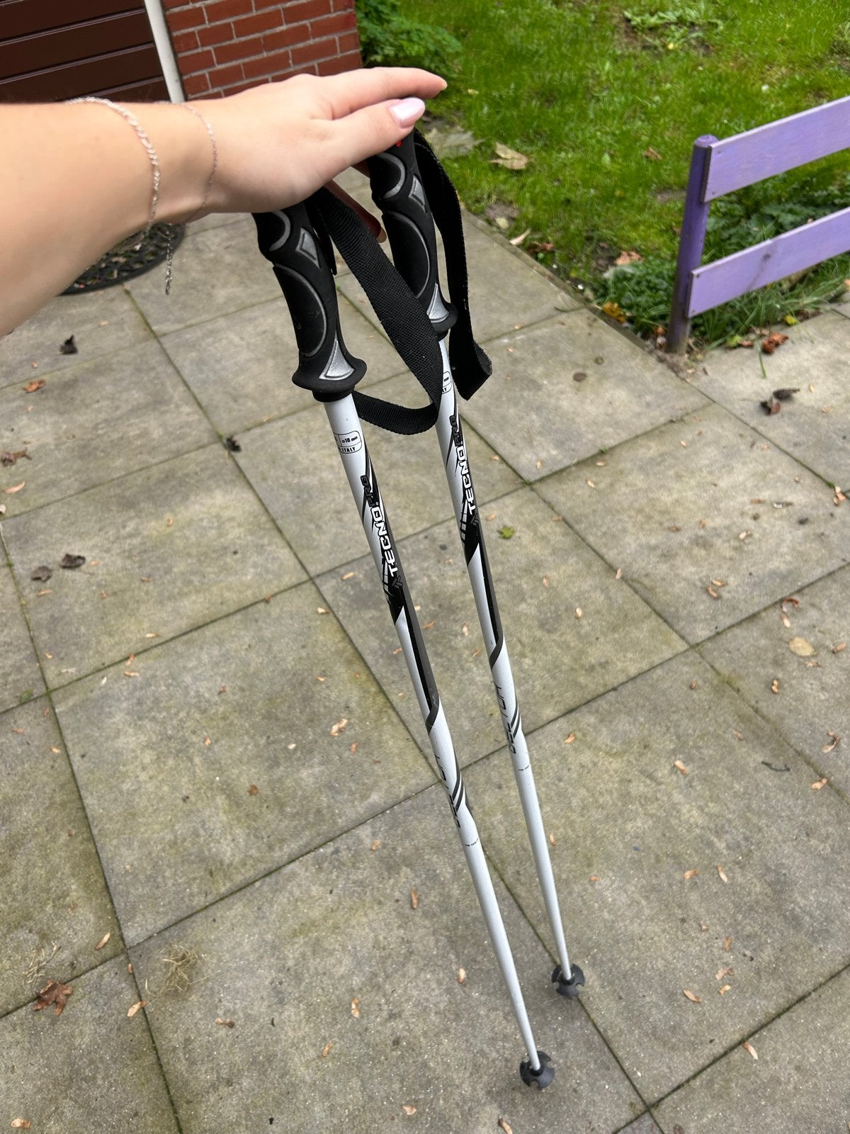 Tecno Pro Skistokken - 130 cm - Zo goed als nieuw, Stokken, Zo goed als nieuw, Skiën, Ophalen