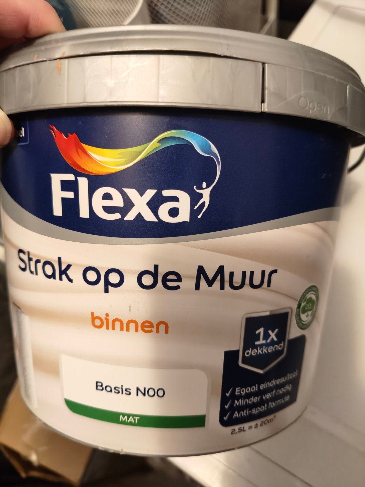 Flexa matte muurverf 2,5l, Ophalen, Nieuw