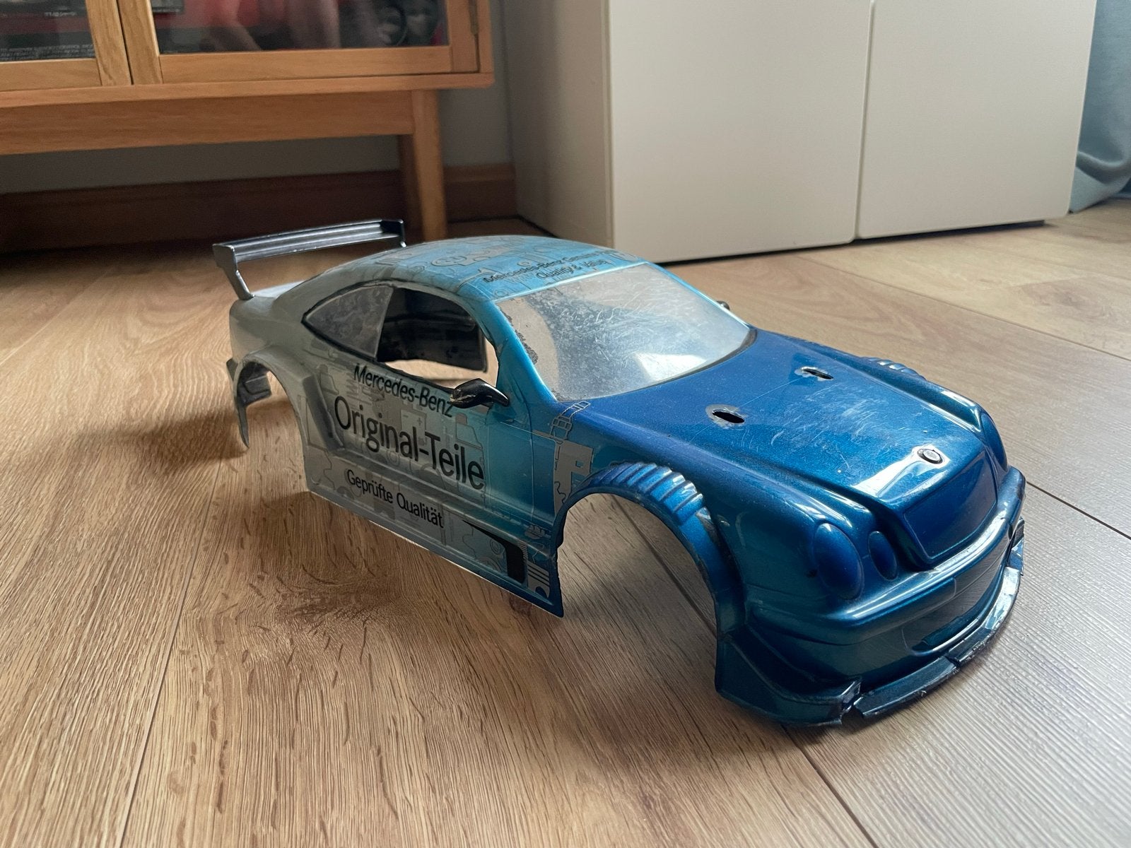 Tamiya TG10 Mk1 Body - Mercedes-Benz CLK, Hobby en Vrije tijd, Modelbouw | Radiografisch | Auto's, Ophalen, Gebruikt, Schaal 1:10