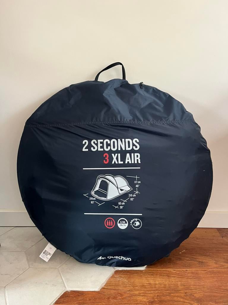 Quechua 3 XL 2 seconds air pop-up tent  2/3 personen zgan, Caravans en Kamperen, Tenten, Ophalen, Zo goed als nieuw, Tot en met 2