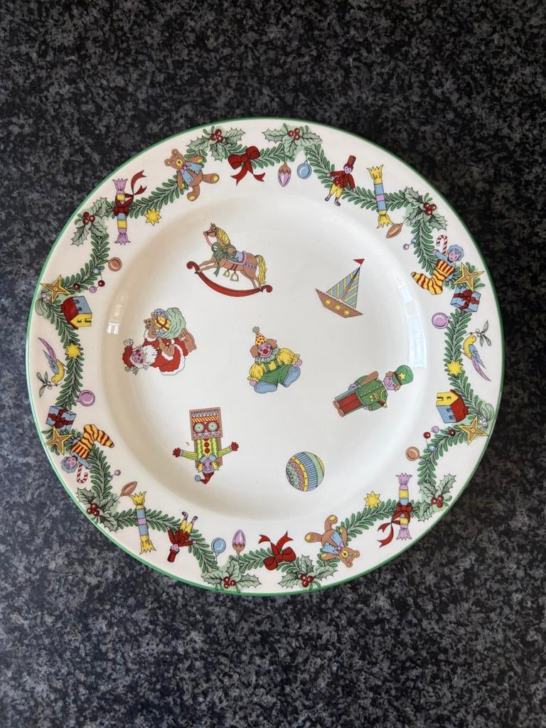 Spode Christmas Toys Bord, Ophalen, Keramiek, Zo goed als nieuw, Bord(en)