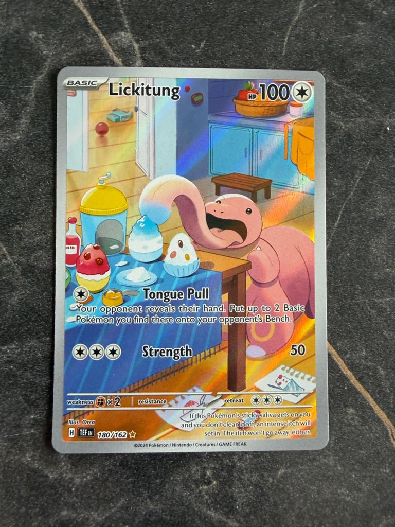 Lickitung 180/162 pokemon, Verzenden, Zo goed als nieuw