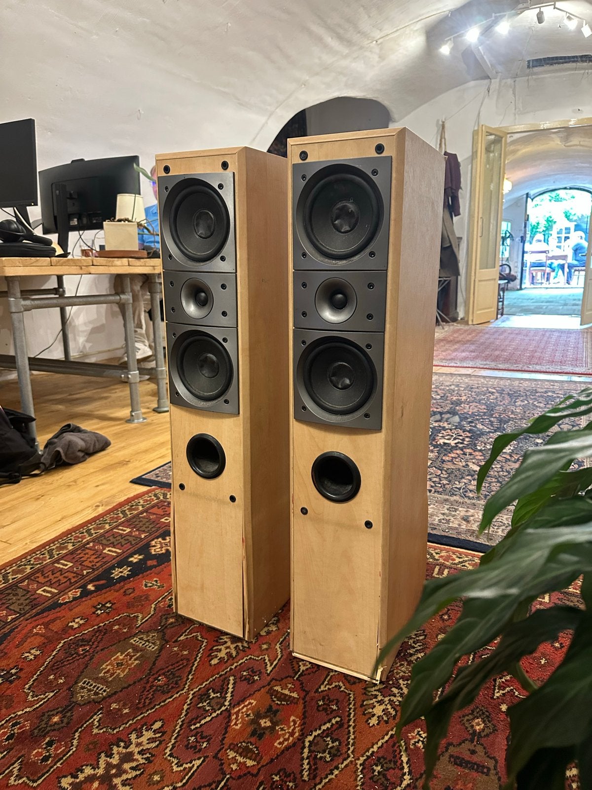 Pioneer S-H310V-QL speakers met waterschade (werking goed), Gebruikt, 60 tot 120 watt, Front, Rear of Stereo speakers, Ophalen